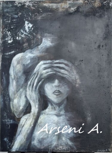 Ζωγραφική με τίτλο "Shadow Dance  n3" από Arseni Alexandrina, Αυθεντικά έργα τέχνης, Ακρυλικό