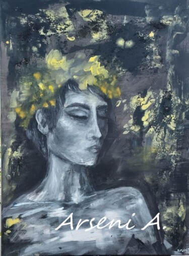 Картина под названием "Shadow Dance  n5" - Arseni Alexandrina, Подлинное произведение искусства, Акрил