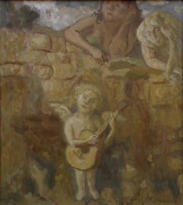Картина под названием "Серенада" - Владимир Арсёнов, Подлинное произведение искусства