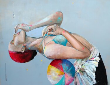 Malarstwo zatytułowany „Kropla życia” autorstwa Agnieszka Banasiak, Oryginalna praca, Akryl
