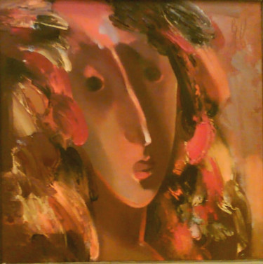 Painting titled "блуждающий ангел" by Valentina Averkina, Original Artwork, Oil