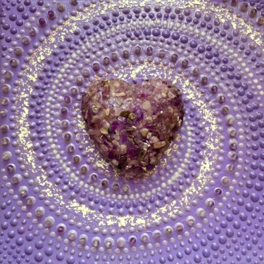 Painting titled "Amethyst Mini Manda…" by Ayda Alp, Original Artwork, Acrylic