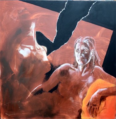 Painting titled "Dan - L'ame et l'an…" by Dan, Original Artwork