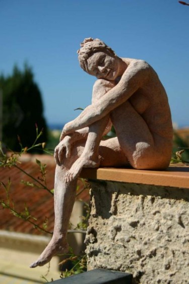 Sculptuur getiteld "Dan - Reveuse" door Dan, Origineel Kunstwerk