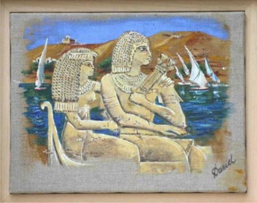 Peinture intitulée "Dan - Le Nil d'Amour" par Dan, Œuvre d'art originale