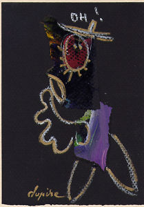 Peinture intitulée "DUPIRE  Catherine 1…" par Art Brut Et Singulier, Œuvre d'art originale