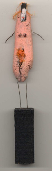 Sculpture intitulée "Ludovic LABBE" par Art Brut Et Singulier, Œuvre d'art originale