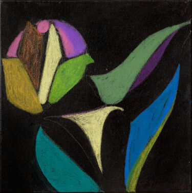 Картина под названием ""Цветик - семицвети…" - Art Dalyna, Подлинное произведение искусства, Пастель Установлен на Деревянна…