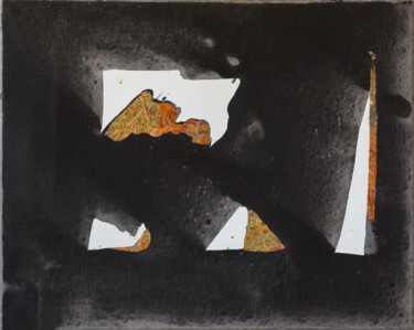 Картина под названием "Магия Ночных Пирамид" - Art Dalyna, Подлинное произведение искусства, Акрил Установлен на Деревянная…