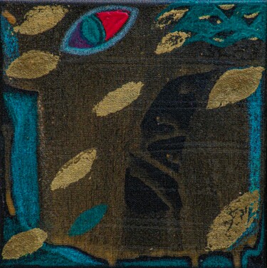 Pintura titulada "Лунный Дракон" por Art Dalyna, Obra de arte original, Acrílico Montado en Bastidor de camilla de madera
