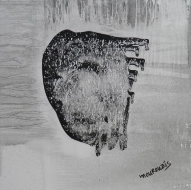 Картина под названием "HEART" - Giorgos Mourouzis, Подлинное произведение искусства, Акрил Установлен на Деревянная рама для…