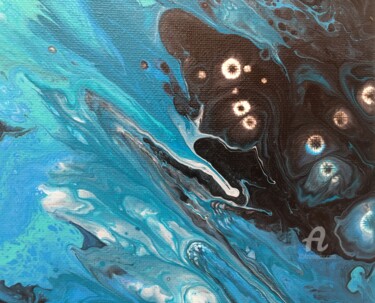 Pintura titulada "Golfinhos" por Art Estanislau, Obra de arte original, Acrílico
