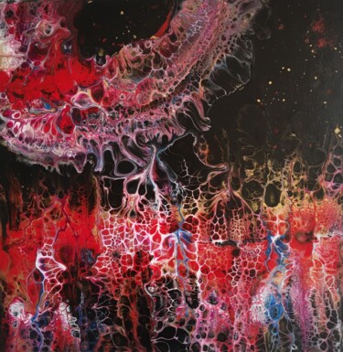 Pintura intitulada "Dança na Galáxia" por Art Estanislau, Obras de arte originais, Acrílico
