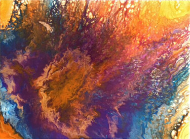 Pintura intitulada "Explosão de Cor" por Art Estanislau, Obras de arte originais, Acrílico