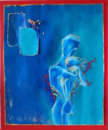 Malerei mit dem Titel "Goodbyes - NinaTrap…" von Art Et Inclusion Exposition, Original-Kunstwerk, Acryl