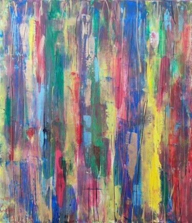 Malerei mit dem Titel "Wall paintings "Eve…" von Sandra Turk, Original-Kunstwerk, Acryl