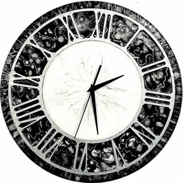 Wall clock "Paradise" Design mit dem Titel "Wall clock "Paradis…" von Irina Ivakina, Original-Kunstwerk, Zubehör