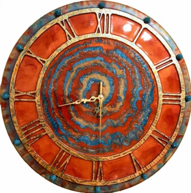 Wall clock "Venice" Design mit dem Titel "Wall clock "Venice"" von Irina Ivakina, Original-Kunstwerk, Zubehör