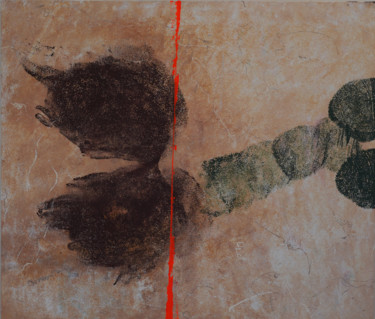 Картина под названием "Двое" - Mary Mart, Подлинное произведение искусства, Акрил