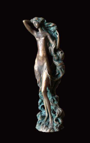 Скульптура под названием "рождение венеры" - Дмитрий Щербаков, Подлинное произведение искусства, Литьё