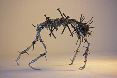 Sculpture intitulée "Sculpture métal réc…" par Vortex, Œuvre d'art originale, Métaux