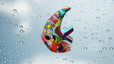Γλυπτική με τίτλο "Small Fish 2" από Art So Design, Αυθεντικά έργα τέχνης, Ακρυλικό