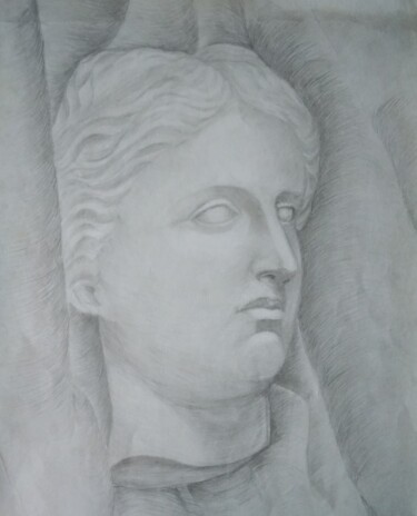 Rysunek zatytułowany „Афродита” autorstwa Art-Teodora, Oryginalna praca, Ołówek
