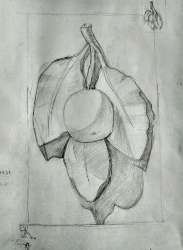图画 标题为“Рисунок Розетка Ябл…” 由Art-Teodora, 原创艺术品, 铅笔