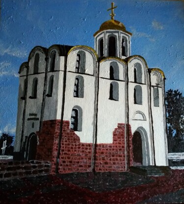 Malerei mit dem Titel "Витебская Благовеще…" von Art-Teodora, Original-Kunstwerk, Acryl
