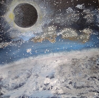 Painting titled "Голубая планета" by Art-Teodora, Original Artwork, Acrylic