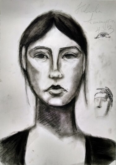 Malarstwo zatytułowany „Портрет девушки пас…” autorstwa Art-Teodora, Oryginalna praca, Pastel