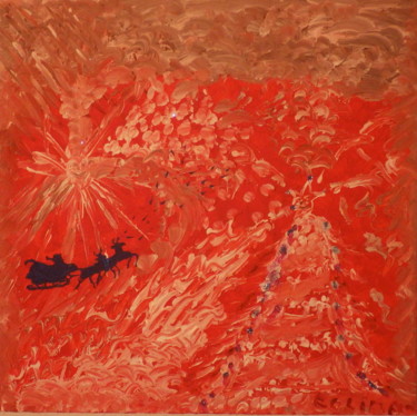 Peinture intitulée "la-gloire-des-renne…" par Toliman, Œuvre d'art originale, Acrylique