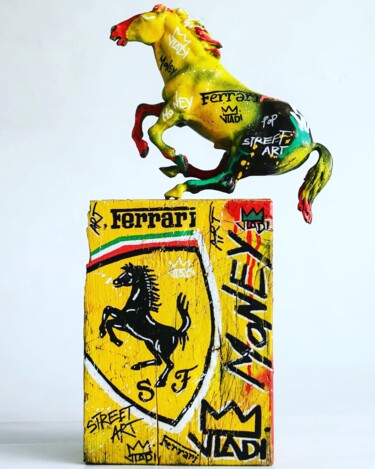Escultura titulada "Ferrari" por Art Vladi, Obra de arte original, Bronce