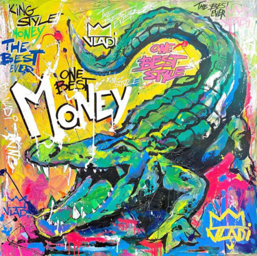 Картина под названием "Money" - Art Vladi, Подлинное произведение искусства, Акрил