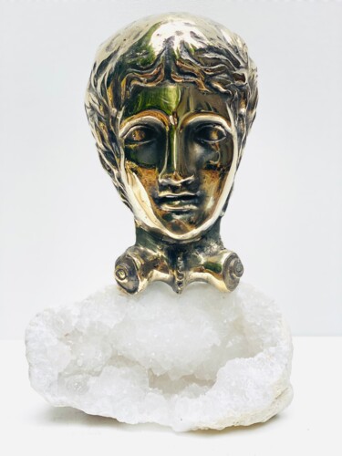 Skulptur mit dem Titel "CAESAR" von Art Vladi, Original-Kunstwerk, Bronze