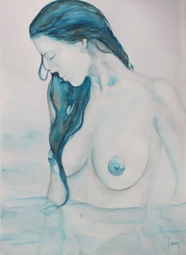 Peinture intitulée "la source" par Art-Water, Œuvre d'art originale, Aquarelle
