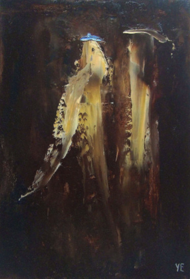 Artists, oil painting, intuitive art Картина под названием "Artists, oil painti…" - Evgeny Yudin, Подлинное произведение искусства, Масло Установлен на Деревянна…