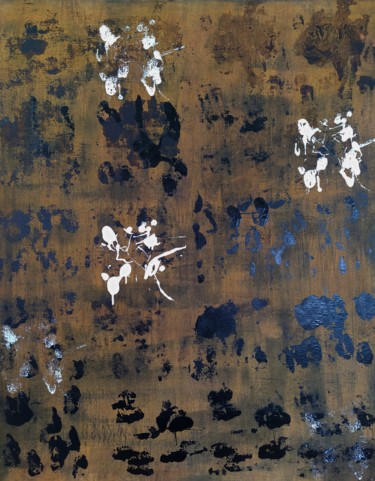 wabisabi21 Peinture intitulée "wabisabi21" par Antonella Massa, Œuvre d'art originale, Pigments