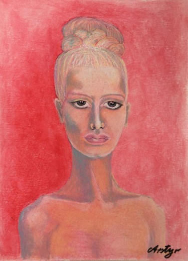 Veruschka (My European Faces) Painting titled "Veruschka (My Europ…" by Arstyr, Original Art, Oil