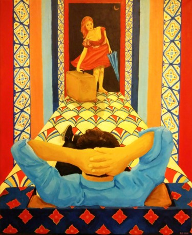 Peinture intitulée "L'Insoutenable légè…" par Vincent Tricarico (20.100), Œuvre d'art originale, Acrylique