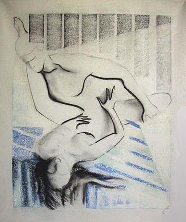Painting titled "" Dance of Bodies "" by Stanislav Lishansky, Original Artwork
