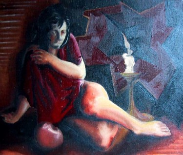 Painting titled "" Foreboding "" by Stanislav Lishansky, Original Artwork