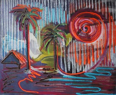 Painting titled "" Polynesia "" by Stanislav Lishansky, Original Artwork