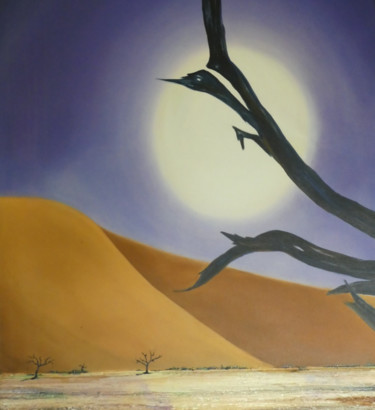 Malerei mit dem Titel "Namibia  2  Sehnsuc…" von Urs, Original-Kunstwerk, Acryl