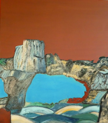 Schilderij getiteld "Arco naturale   Cap…" door Urs, Origineel Kunstwerk, Acryl