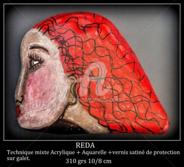 Peinture intitulée "REDA" par Artamelis, Œuvre d'art originale, Aquarelle
