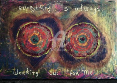 Painting titled "Everything is alway…" by Malka, Original Artwork, Acrylic