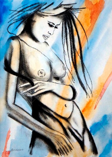 Картина под названием "naked-body-desire.j…" - Askold, Подлинное произведение искусства
