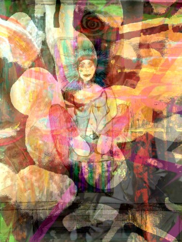 Цифровое искусство под названием "Plaisir" - Isabelle Cussat (Artassuc), Подлинное произведение искусства, Цифровая живопись