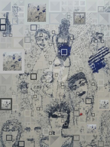 Arts numériques intitulée "isa-02-07-05-04-13.…" par Isabelle Cussat (Artassuc), Œuvre d'art originale, Collages
